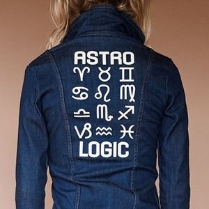 SUGARHIGH LOVESTONED ASTRO LOGIC DENIM BLAZER